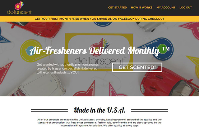 DollarScent Website Design by Carrie Morgan Media